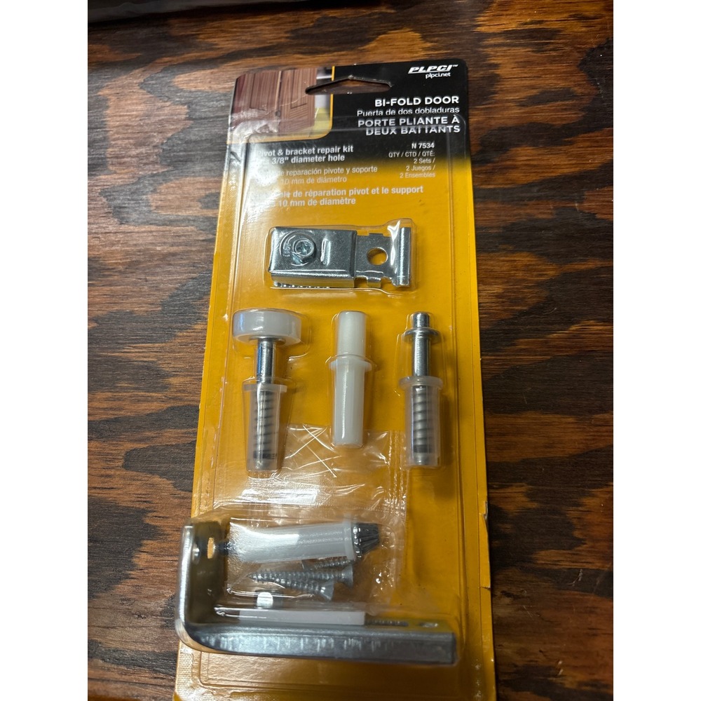 PLPCI Bi-Fold Door Pivot & Bracket Repair Kit 3/8" Diameter Hole‎ 2 Sets